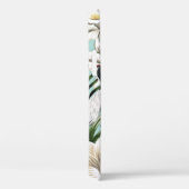 Tropische kraanvogel, papegaai, lotusvloed Case-Mate iPhone case (Achterkant / Rechts)