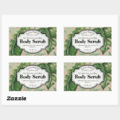 Tropische Kraft Body Scrub Label (Vel)