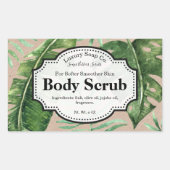 Tropische Kraft Body Scrub Label (Voorkant)