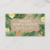 Tropische Kraft Handmade Soap and Candles Visitekaartje (Voorkant)
