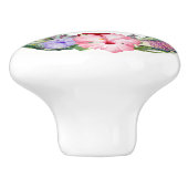 Tropische Krans Bloemen Lei Hibiscus Zomer Chic Keramische Knop (Zijkant)