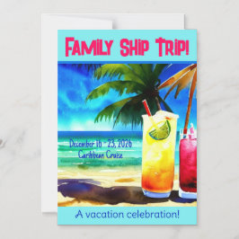 Tropische kruising van de zijdeur van de kruising magnetische uitnodiging