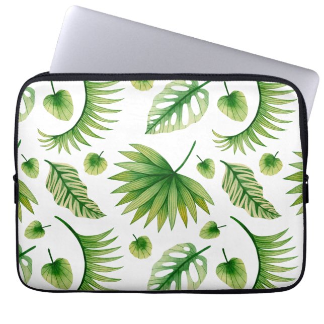  tropische kunst laptop sleeve (Voorkant)