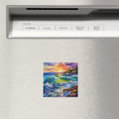 Tropische kunst magneet (Insitu (Vaatwasser))