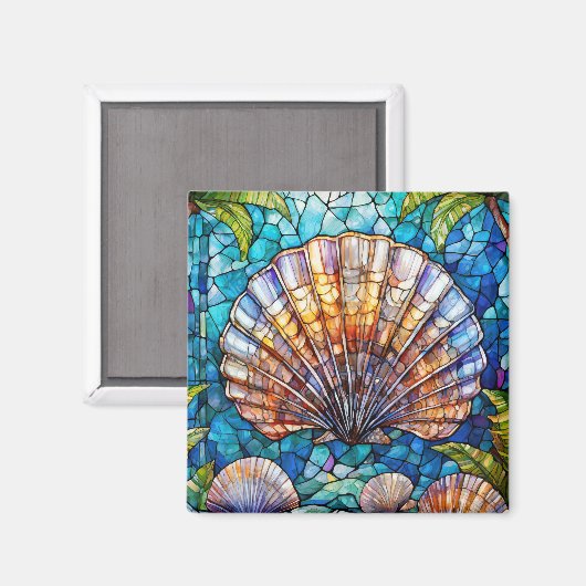 Tropische kunst magneet (Voorkant / Achterkant)