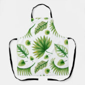  tropische kunst schort (Voorkant)