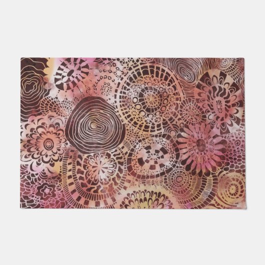 Tropische kunstdeurmat deurmat (Voorkant)