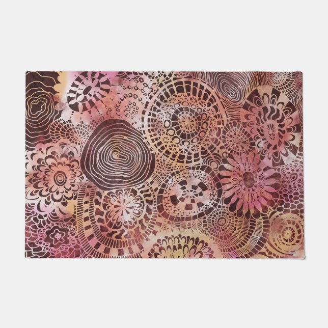 Tropische kunstdeurmat deurmat (Voorkant)