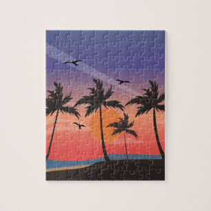 tropische kunstpuzzel legpuzzel