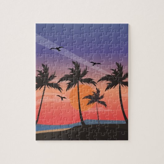 tropische kunstpuzzel legpuzzel (Verticaal)