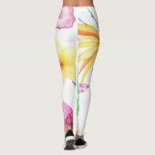 Tropische kunstwerken leggings (Achterkant)