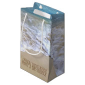 tropische kust met bevroren surf klein cadeauzakje (Voorkant Gekanteld)