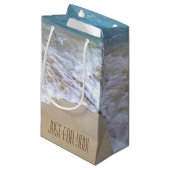 tropische kust met bevroren surf klein cadeauzakje (Voorkant Gekanteld)