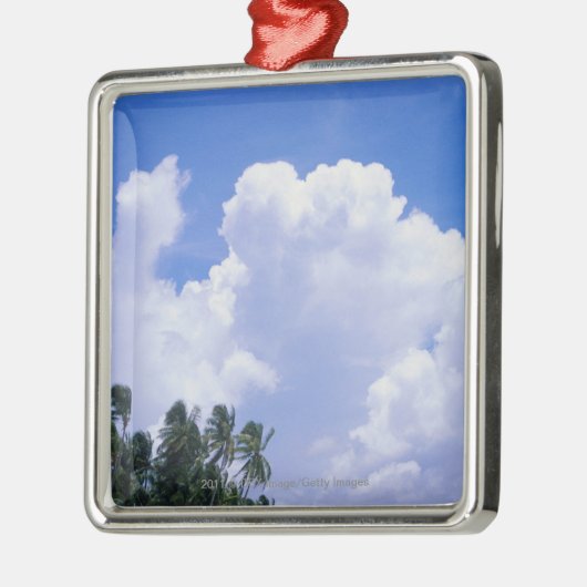 Tropische kustlijn metalen ornament (Links)