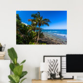 Tropische kustlijn poster (Thuiskantoor)