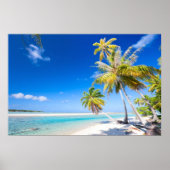 Tropische kustlijn poster (Voorkant)