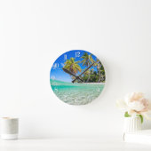 Tropische kustlijn ronde klok (Huis)