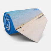 Tropische kustlijn stropdas (Opgerold)