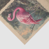 Tropische Lagune Roze Flamingo Decoupage Tissuepapier (Detail)