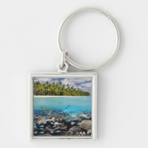 Tropische lagune South Ari Atoll Sleutelhanger
