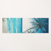 Tropische landschapsbenaming van het strand Island Yogamat (Voorkant (horizontaal))