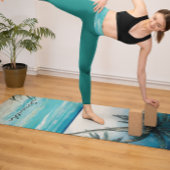 Tropische landschapsbenaming van het strand Island Yogamat