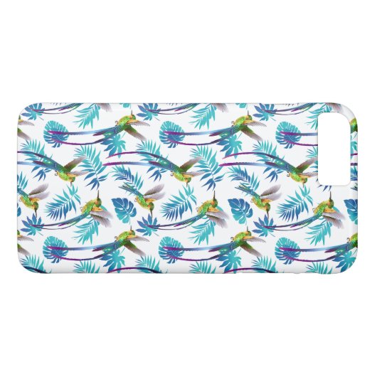 Tropische lange staartjes Case-Mate iPhone case (Achterkant (Horizontaal))