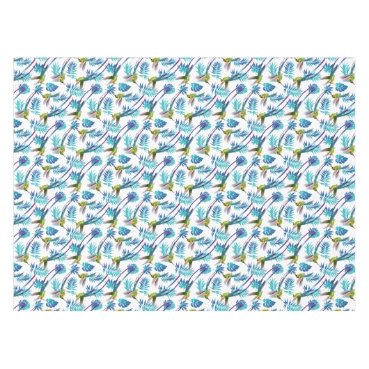 Tropische lange staartjes tafelkleed (Voorkant (Horizontaal))