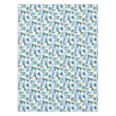 Tropische lange staartjes tafelkleed (Voorkant)