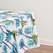 Tropische lange staartjes tafelkleed (Voorbeeld)