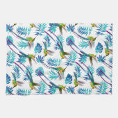 Tropische lange staartjes theedoek (Horizontaal)