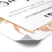 Tropische lantaarns Lijst Oh ongekende hashtag Poster (Hoek)