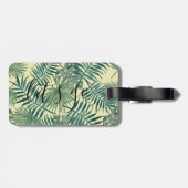 Tropische Leaf Laten we het Citaat gaan | BAGAGEL Bagagelabel (Achterkant horizontaal)