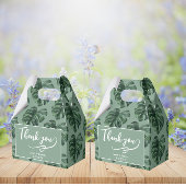 Tropische Leaf Monstera Greenera-voorhoede Bedankdoosjes