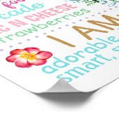 Tropische Leaves Flowers Luau Hawaiian-teken Poster (Hoek)