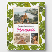 Tropische Leaves Hawaiian Vacation Foto Fotoplaat (Voorkant)