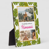 Tropische Leaves Hawaiian Vacation Foto Fotoplaat (Zijkant)