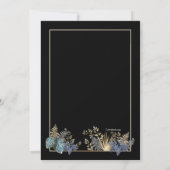 Tropische Leaves Prom Uitnodiging (Achterkant)