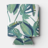 Tropische lebpalm boomruis blikjeskoeler (Achterkant)