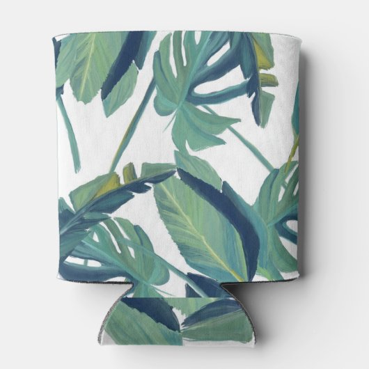 Tropische lebpalm boomruis blikjeskoeler (Achterkant)