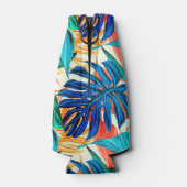 Tropische lederen flessenkoeler flesjeskoeler (Achterkant)