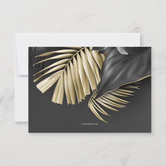 Tropische lederen sympathie bedankt (Achterkant)