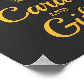 Tropische legantie | Ananas en Kaarten Poster (Hoek)