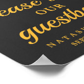 Tropische legantie | Pananassons voor het huwelijk Poster (Hoek)