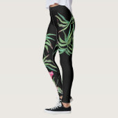 Tropische Leggings Hibiscus en Bamboo (Links)