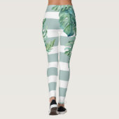 Tropische Leggings Monstera Leaves (Achterkant)