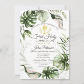 Tropische leiders Eerste Heilige Communie Kaart (Voorkant)