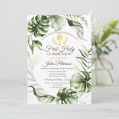 Tropische leiders Eerste Heilige Communie Kaart (Staand voorkant)