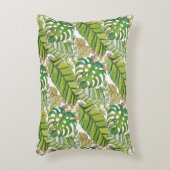 Tropische lekkage in Waterverf Accent Kussen (Voorkant(Verticaal))