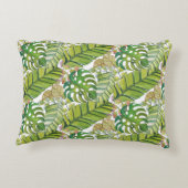 Tropische lekkage in Waterverf Accent Kussen (Achterkant)